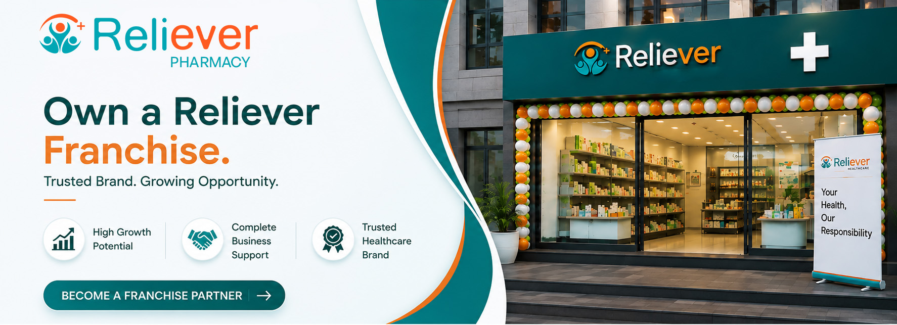 Own a Reliever Franchise - Become a Partner
